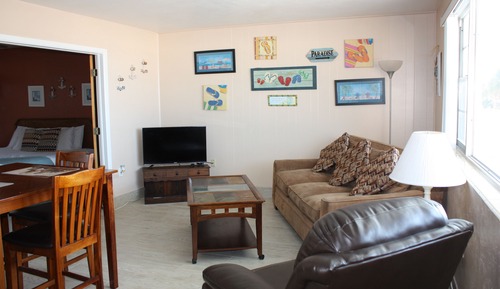 Apartamento, 1 cama de matrimonio grande con sofá cama