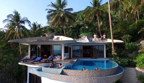 Villa de lujo, piscina privada, vistas a la bahía