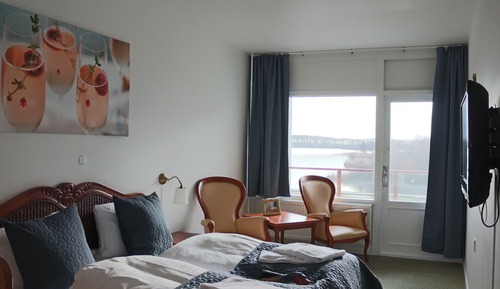 Habitación estándar doble, 2 camas individuales, vistas al lago