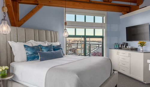 Ático panorámico, 1 habitación, vistas al puerto (Access by Private Staircase)