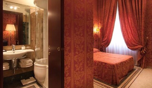 Habitación con 1 cama doble o 2 individuales, bañera de hidromasaje