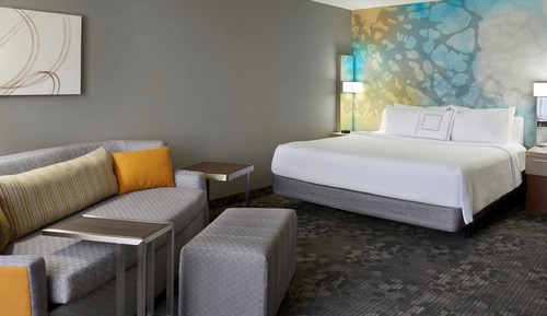 Suite, 1 cama de matrimonio grande con sofá cama