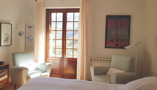 Habitación Confort doble, balcón, vistas a la montaña