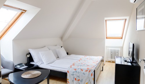 Suite estudio estándar, cocina, vistas a la ciudad
