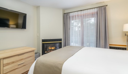 Suite, 1 cama de matrimonio con sofá cama, chimenea