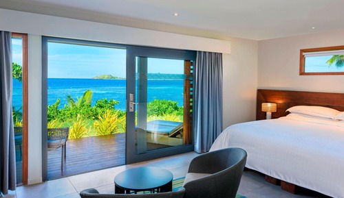 Habitación, 1 cama de matrimonio grande, no fumadores, frente al mar