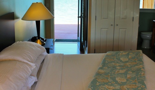 Habitación panorámica, 1 cama de matrimonio grande, balcón, vistas a la bahía