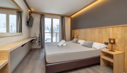 Habitación con 1 cama doble o 2 individuales