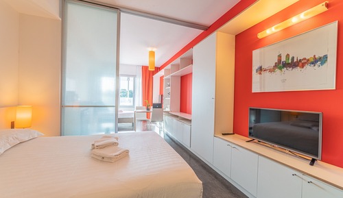 Estudio superior, 1 habitación