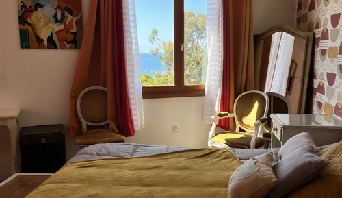 Habitación estándar doble, baño privado, vistas al mar