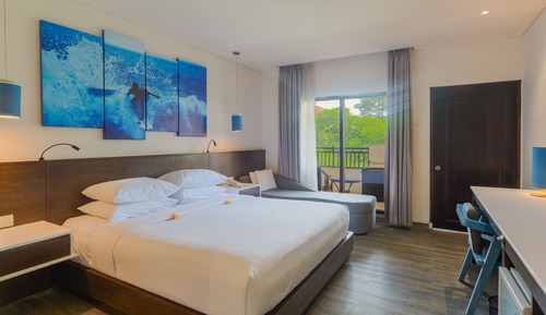 Habitación Deluxe, 1 cama de matrimonio, vistas al jardín