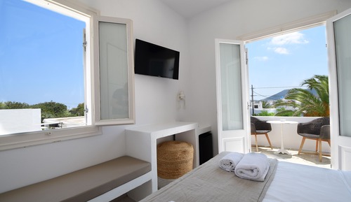 Habitación panorámica, 1 habitación, vistas parciales al mar
