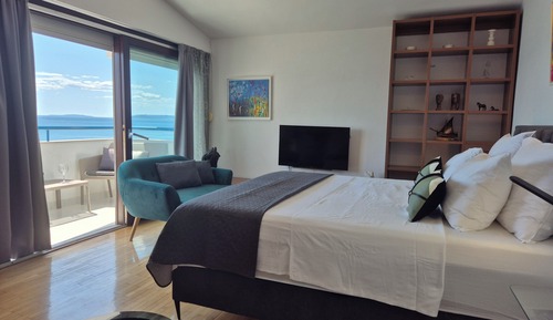Suite estudio panorámica, terraza, vistas al mar