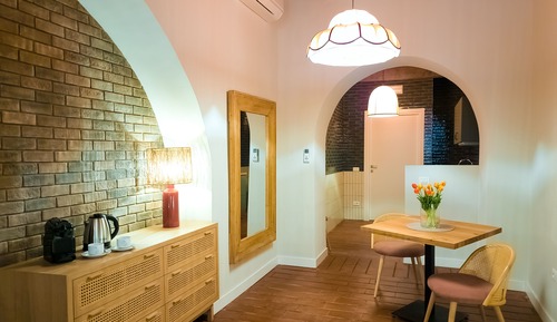 Apartamento familiar, 1 habitación, no fumadores, en edificio anexo