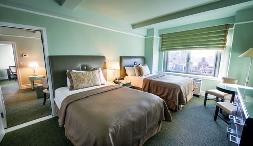Suite ejecutiva, 1 habitación, vistas a la ciudad (2 Double Beds)