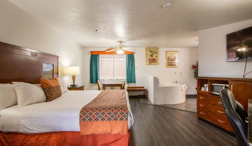 Suite Deluxe, 1 cama de matrimonio grande, no fumadores, bañera de hidromasaje