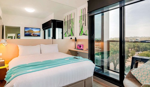 Habitación doble superior, 1 cama doble, balcón