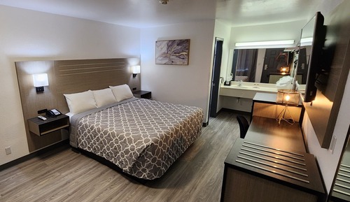 Habitación estándar, 1 cama de matrimonio grande, no fumadores, frigorífico y microondas