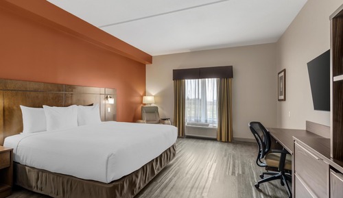 Habitación estándar, 1 cama de matrimonio grande, no fumadores, frigorífico y microondas
