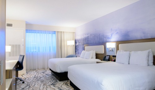 Habitación Deluxe, 2 camas de matrimonio, no fumadores (Adults Only 21+)