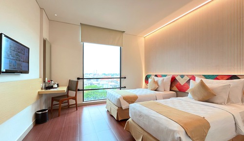 Habitación Premier con 2 camas individuales, 2 camas individuales
