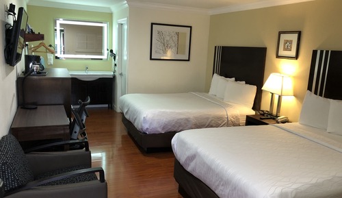 Habitación estándar, 2 camas de matrimonio, no fumadores