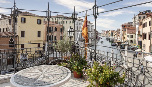 Habitación panorámica, terraza, vistas al canal