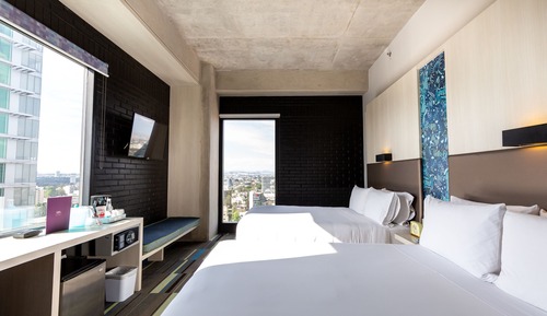 aloft, Habitación, 2 camas de matrimonio, no fumadores