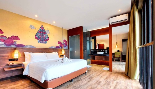 Habitación Deluxe doble, 1 cama de matrimonio grande