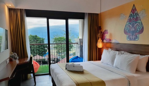 Habitación doble superior, balcón