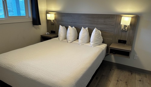 Suite familiar, 2 camas de matrimonio, cocina básica, vistas al mar