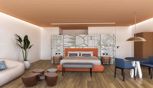 Habitación junior, baño privado, vistas al mar