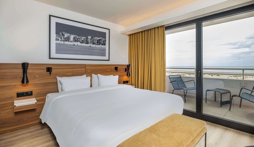 Habitación superior, balcón, vistas al mar