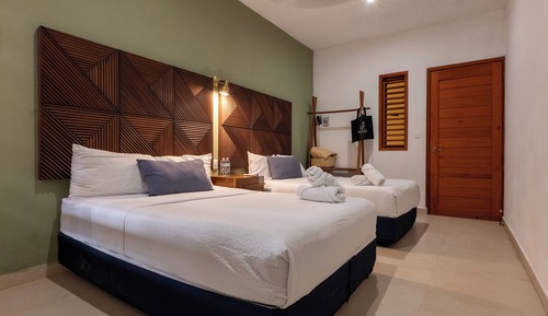 Habitación económica doble, 2 camas dobles