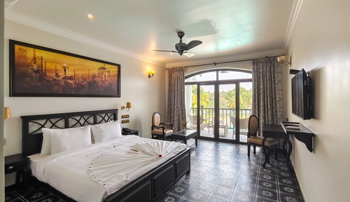 Habitación Signature doble, 1 cama de matrimonio grande, vistas a la laguna