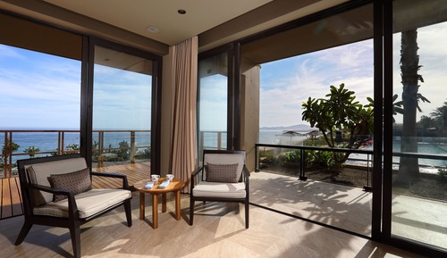 Suite, 1 cama de matrimonio grande con sofá cama, no fumadores, balcón (Oceanfront)