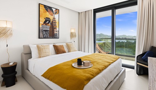 Apartamento Deluxe, balcón, vistas a la playa