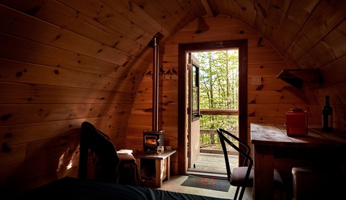 Cabaña básica, 1 cama de matrimonio