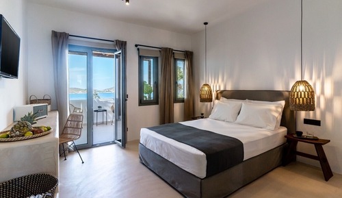 Habitación Deluxe doble, balcón, vistas al mar