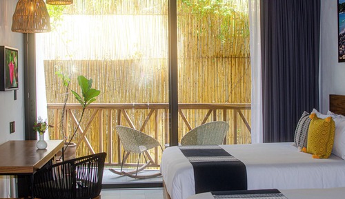Habitación Confort doble, 2 camas de matrimonio