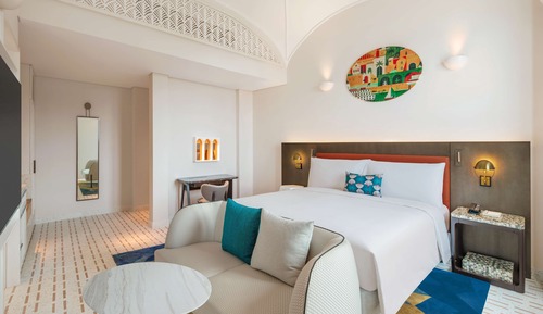 Habitación Deluxe, 1 cama de matrimonio grande, vistas al mar
