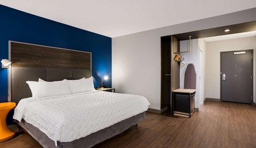 Habitación, 1 cama de matrimonio grande, accesible para personas con discapacidad, bañera