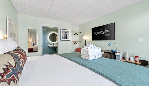 Habitación, 1 cama de matrimonio grande, accesible para personas con discapacidad