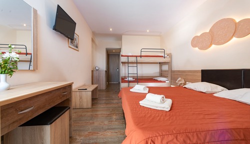 Habitación cuádruple familiar