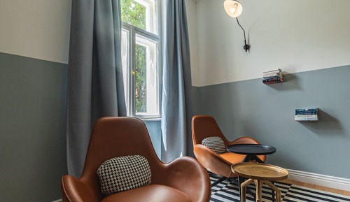 Habitación de diseño con 1 cama doble o 2 individuales, no fumadores