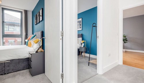 Apartamento, baño privado, vistas a la ciudad (CH1)