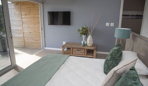 Habitación de lujo, 1 cama de matrimonio grande, balcón, vistas al mar