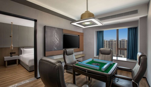 Habitación ejecutiva, 1 cama de matrimonio grande, fumadores (Mahjong)