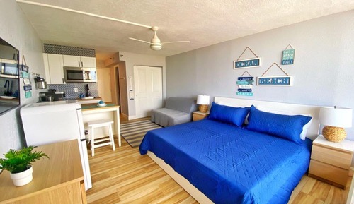 Habitación panorámica, cocina, vistas al mar