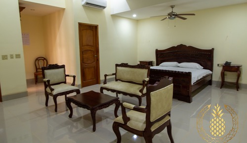 Suite estudio superior, 1 cama de matrimonio grande, vistas al jardín
